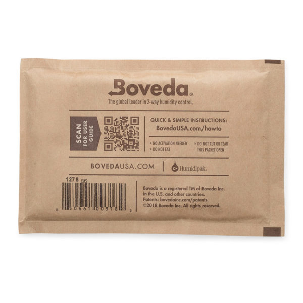 Lingette humidité Boveda 62% (67g) - Cvault