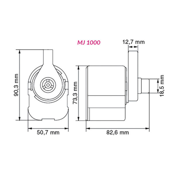 POMPE A EAU MAXIJET MJ1000 AQUARIUM SYSTEMS